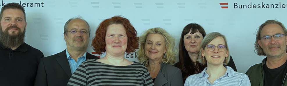 v.l.n.r: Wolfgang Rauter, Erich Pauser, Maria Lettner, Alexandra Nagl, Daniela Kern-Stoiber, Verena Frühwirt-Mock, Jürgen Einwanger